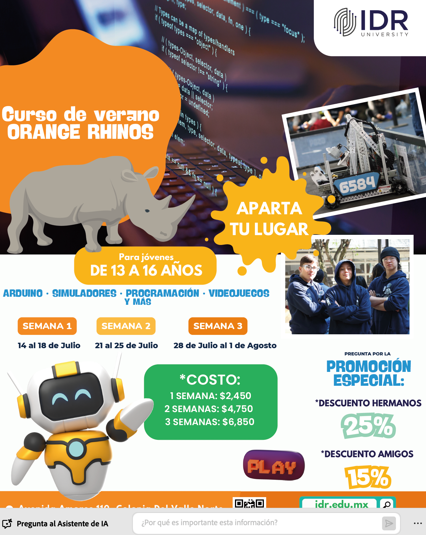 Odoo • Una imagen con una leyenda